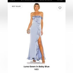 NBD Luna gown revolve